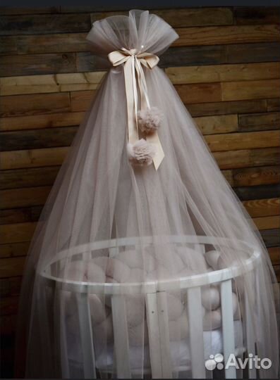 Балдахин+бортик косичка