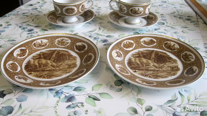 Два чайных комплекта (тройки) Wallendorf