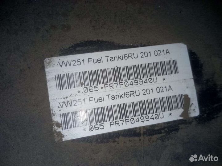 Бензобак, бак на поло седан, пассат б6, джетта 5