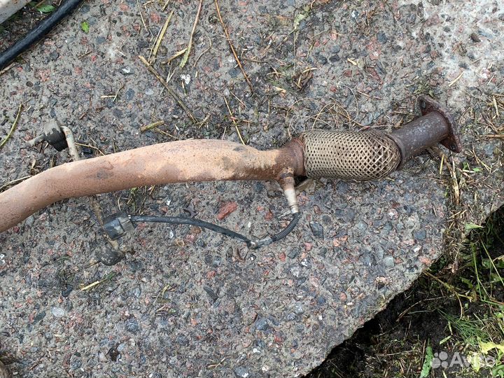 Выхлопная система целиком глушитель kia rio 2