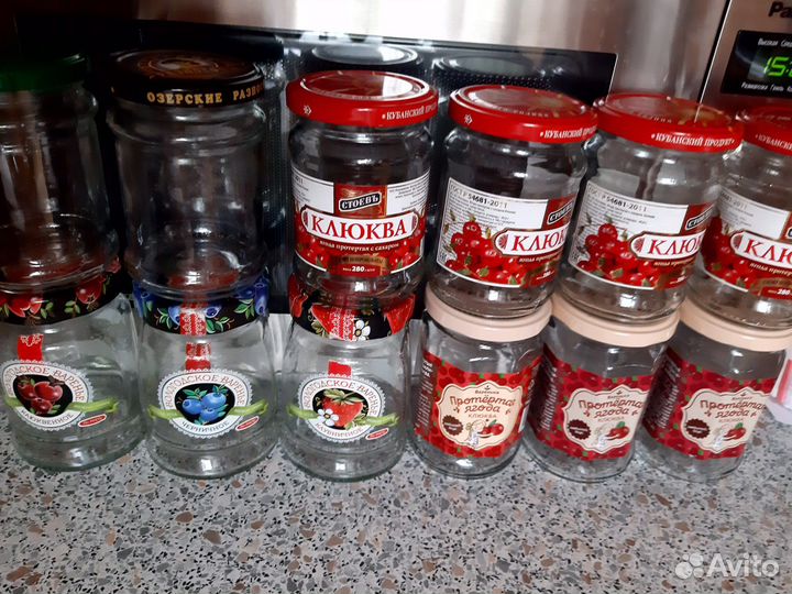 Банки с крышками для варенья