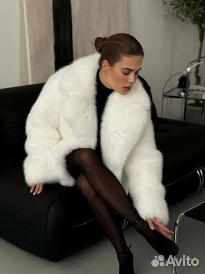 Шуба из эко меха