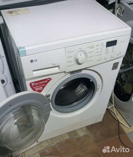 Стиральная машина узкая LG прямой привод