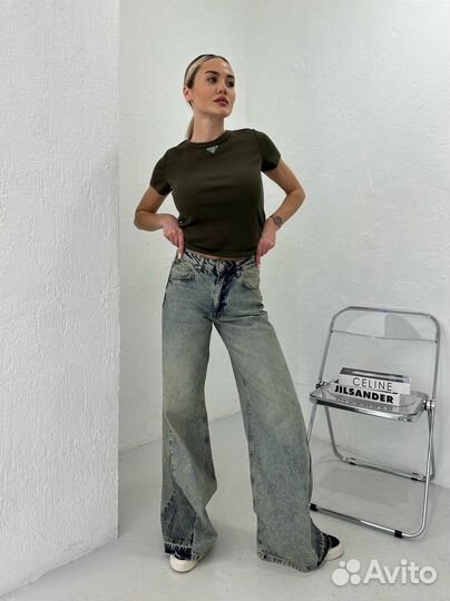 Стильная футболка Prada 3 цвета