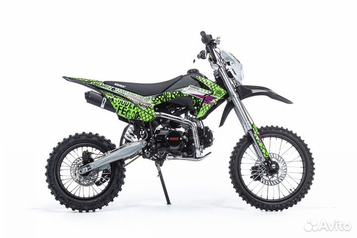 Питбайк BSE EX 125e 17/14 Max13 Green Pink Neon