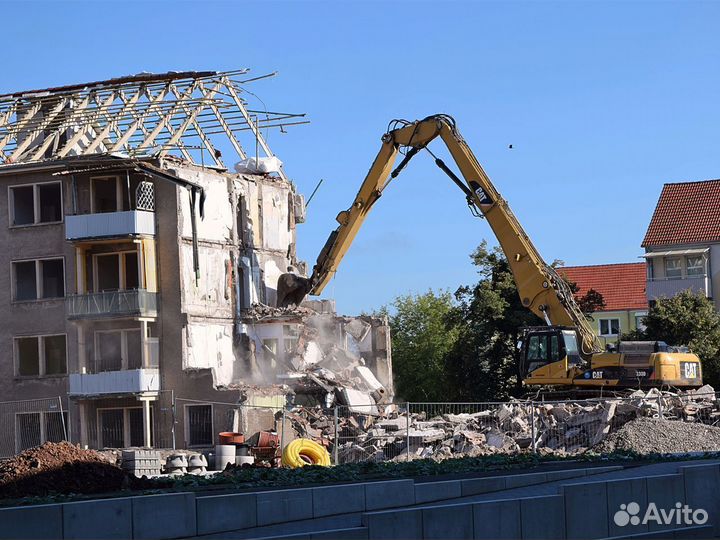 Демонтаж промышленных зданий, завода