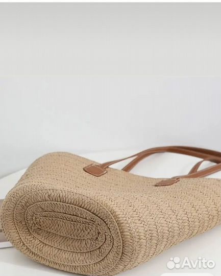 Сумка пляжная плетеная