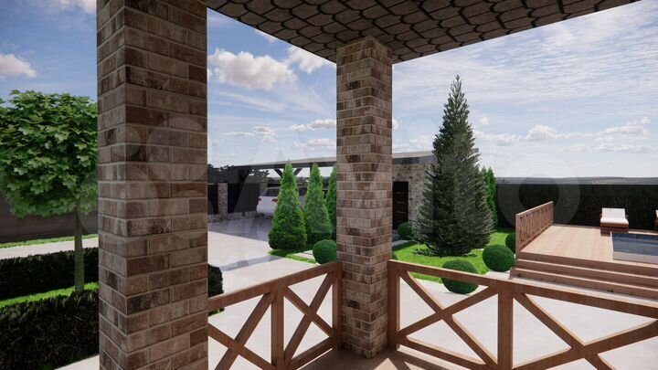 Дом 73,5 м² на участке 8 сот.