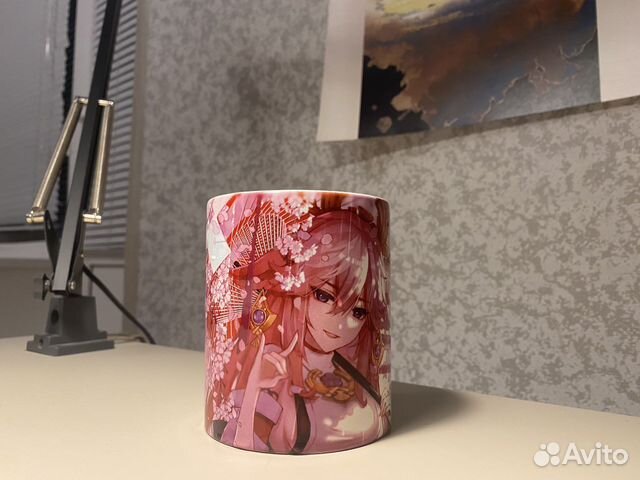 Кружка Яэ Мико Геншин Импакт