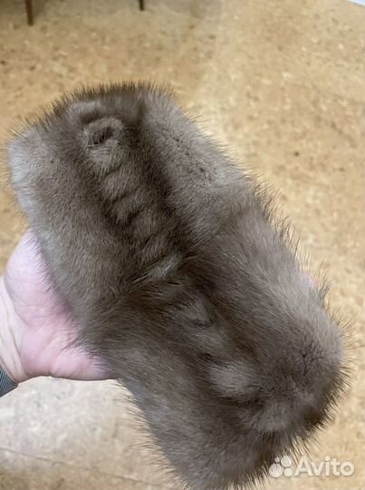 Норковая повязка на голову