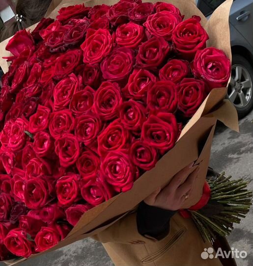 Доставка цветов / Букет из 101 розы