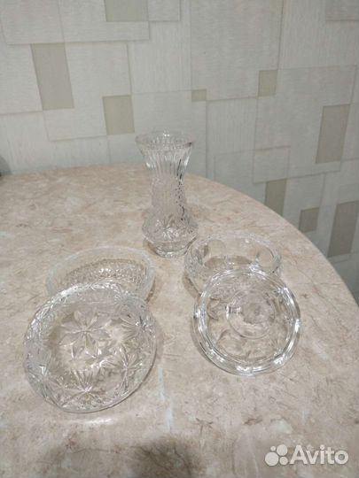 Хрустальные вазочки