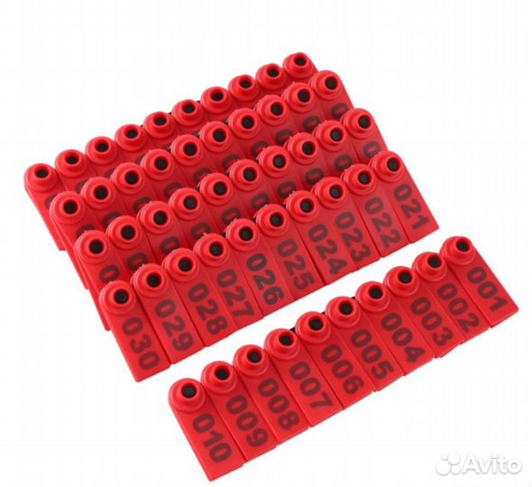 Бирки для животных 100 шт