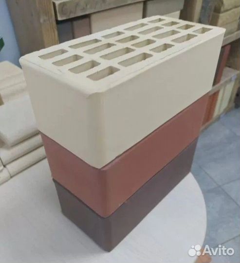 Кирпич облицовочный полуторный