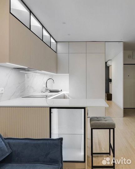 Кухня с подсветкой на заказ