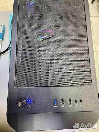 Игровой Пк i3-10100F/GTX 1070/16Gb/SSD 256+512Gb