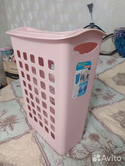 Корзина для белья узкая