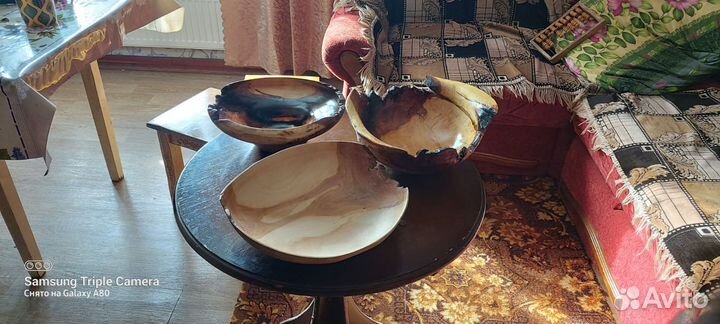 Посуда из дерева ручной работы