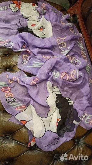 Палантин шелковый moschino италия оригинал