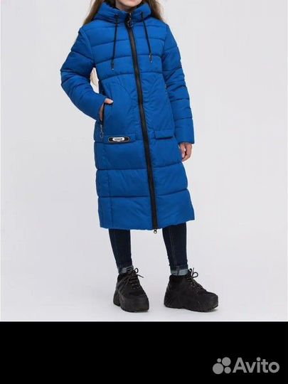 Пальто на девочку 146-152 зимнее