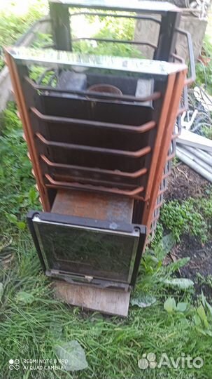 Чугунная банная печь Ермак сетка Премиум 12