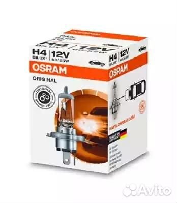 Лампа галогенная головного света h4 p43t 12v 60/55