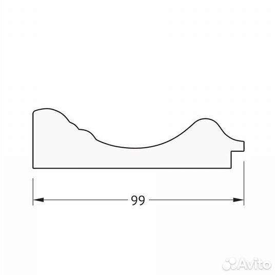 Зеркало Evoform Octagon BY 7207 69x89 травленое з