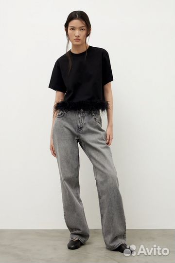 Джинсы lime с разрезами