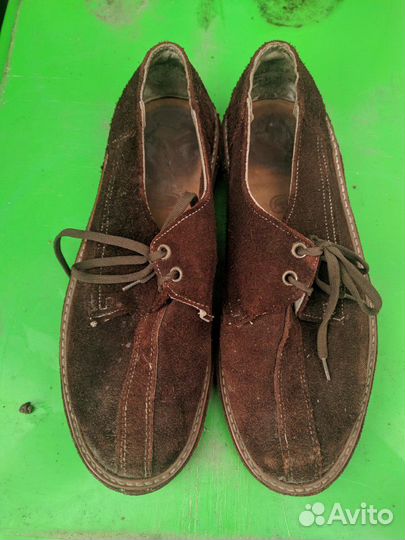 Туфли СССР 41размер замшевые коричневые
