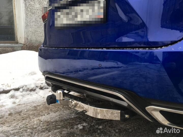 Фаркоп Lexus RX 2015+(кроме Long 2016+) с нерж.нак