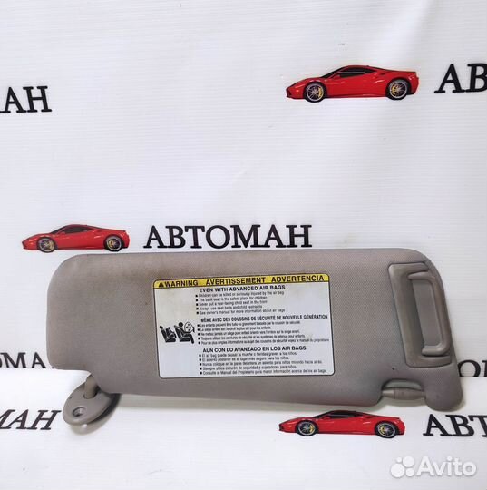 Козырек солнцезащитный левый Toyota Camry V50