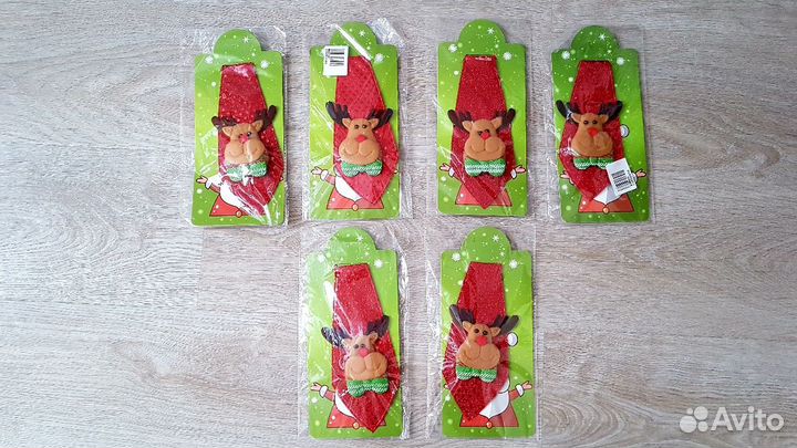 Детский новогодний галстук