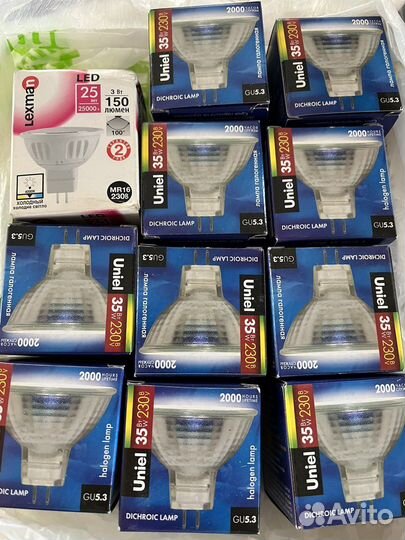 Лампочки Uniel GU5.3 35 w