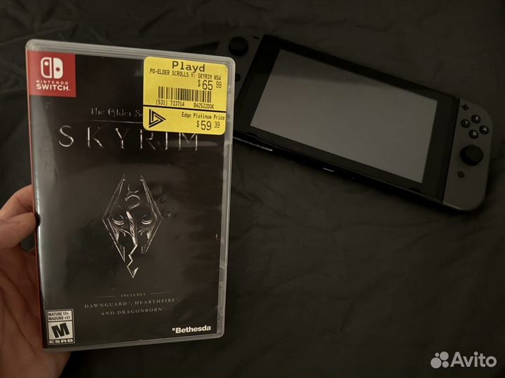 Nintendo switch skyrim картридж