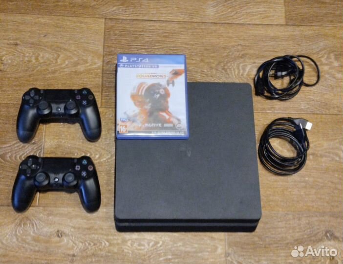 Sony playstation 4 slim 1tb 2 геймпада
