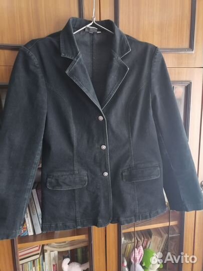Пиджак джинсовый