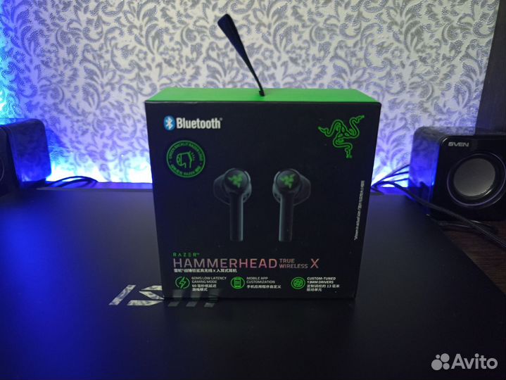 Уши Razer hammerhead tws X