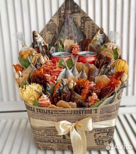 Съедобные букеты из рыбы