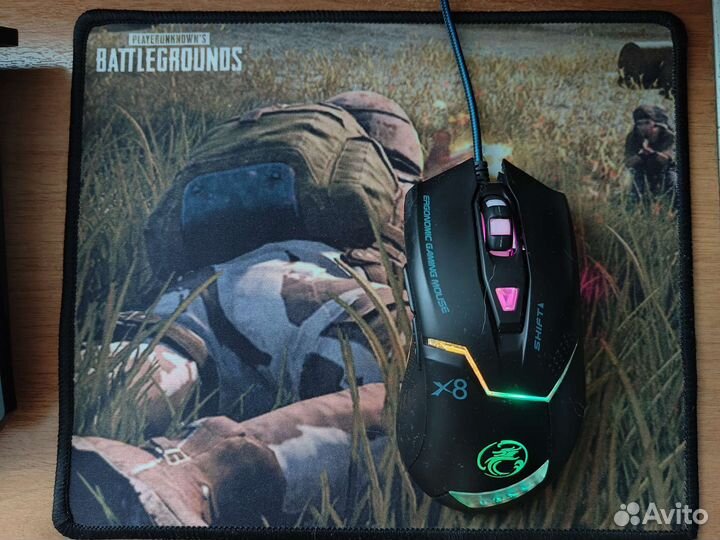 Комплект клавиатура+мышь+коврик+наушники