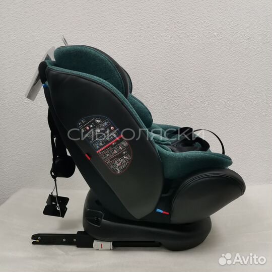 Автокресло aero isofix 0-36 кг. изумруд