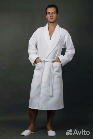 Халат мужской вафельный хб