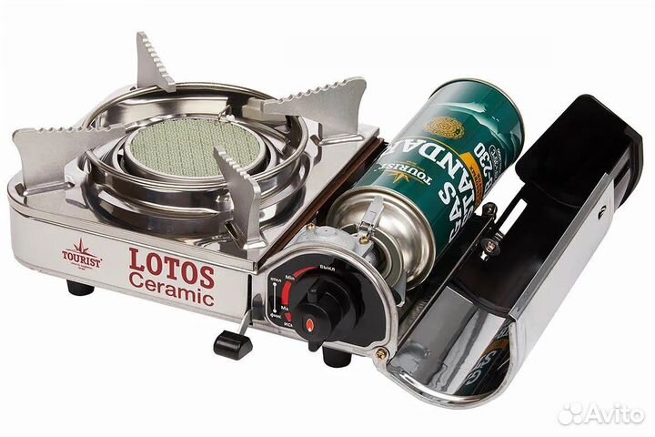 Плита газовая tourist lotos ceramic портативная