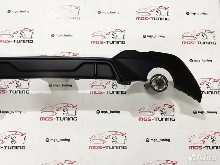 Диффузор BMW 3 G20 M Мат + Akrapovic Глянец