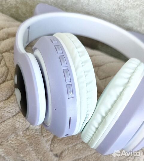 Наушники беспроводные с ушками новые