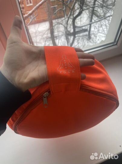 Подушка для йоги и медитаций, валик для растяжки