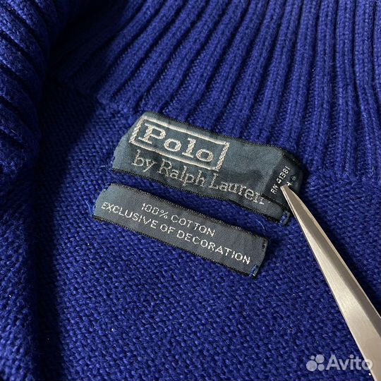 Винтажная халф-зип кофта Polo Ralph Lauren