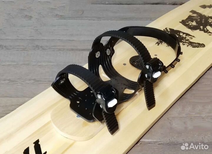 Крепления полужетские для промысловых лыж