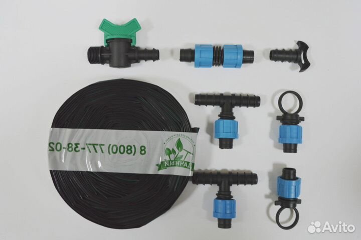 Капельный полив для теплицы