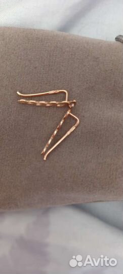 Серьги серебро 925 пробы