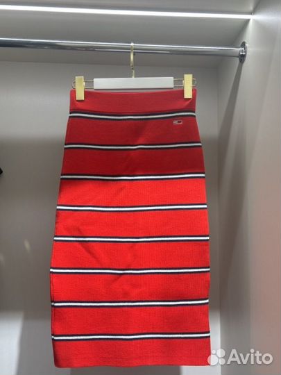 Юбка миди Tommy Jeans, размер xs